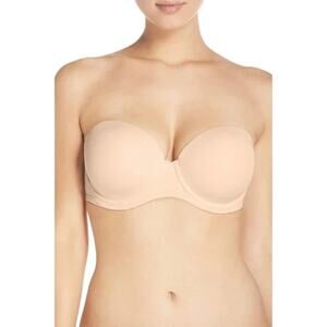 Wacoal Red Carpet Full Figure Underwire Full Coverage Strapless Bra Size 34DDD